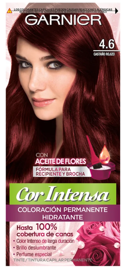 COR INTENSA GARNIER 4.6 CASTAÑO ROJIZO X6UND
