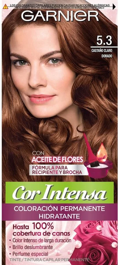 COR INTENSA GARNIER 5.3 CASTAÑO CLARO DORADO X6UN