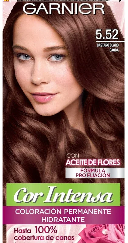 COR INTENSA GARNIER 5.52 CASTAÑO CLARO CAOBA X6UN