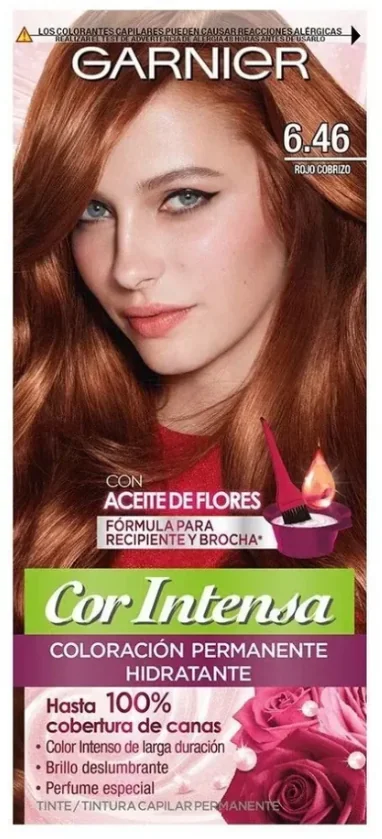 COR INTENSA GARNIER 6.46 ROJO COBRIZO X6UND