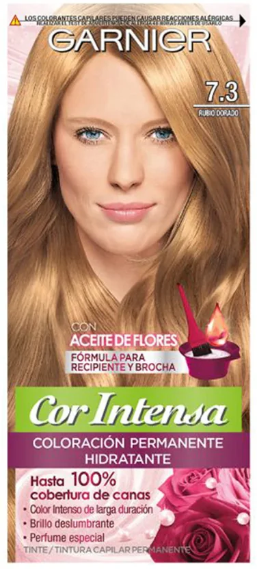 COR INTENSA GARNIER 7.3 RUBIO DORADO X6UND