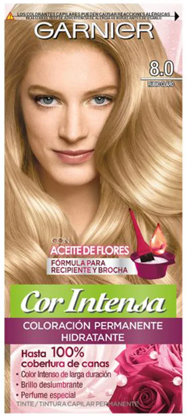 COR INTENSA GARNIER 8 RUBIO CLARO X6UND