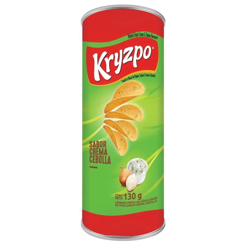 PAPAS KRYZPO CEBOLLA 14 X 130 GR