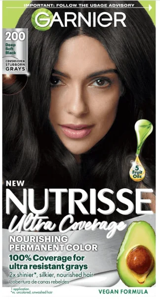 NUTRISSE 3 ACEITES ULTRA COBERT 200 NEGRO X12UND