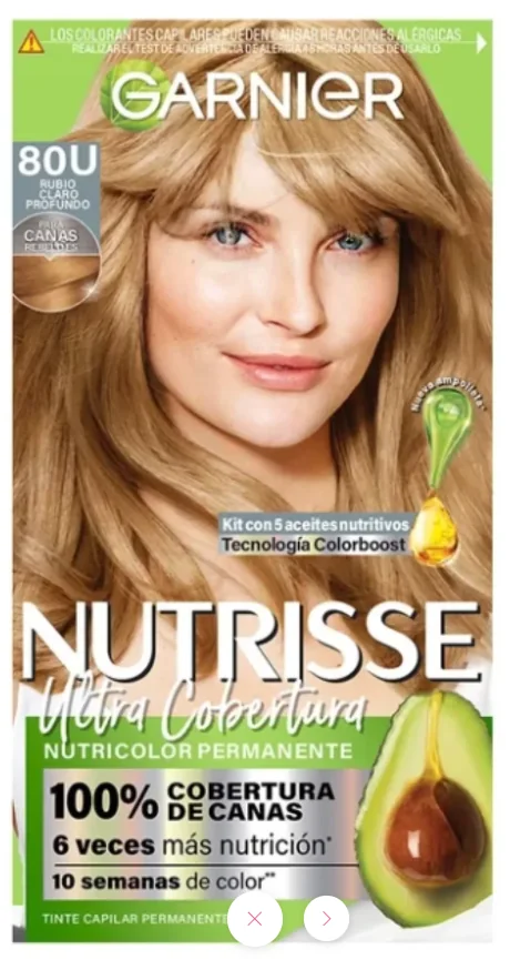 NUTRISSE 3 ACEITES ULTRA COBERT 800 RUBIO X12UND
