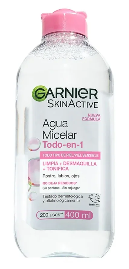 AGUA MICELAR GARNIER CLASICA TODO TIPO PIEL 400 X6
