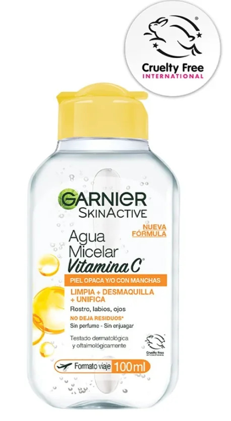 AGUA MICELAR GARNIER ACLARA 100ml X6UND