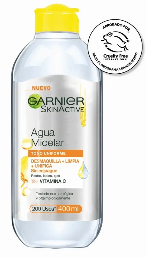 AGUA MICELAR GARNIER ACLARA 400ml X6UND