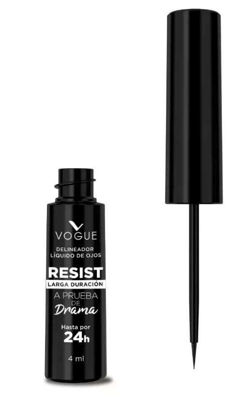 VOGUE DELIN OJOS LIQUIDO RESIST NEGRO X24UND