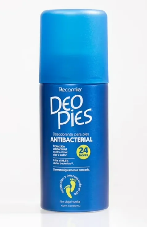 DEO PIES SPRAY ANTIBACTERIAL 6X180ML
