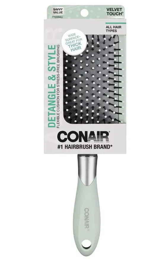 CONAIR CEPILLO VELVET TOUCH PADDLE X3UND