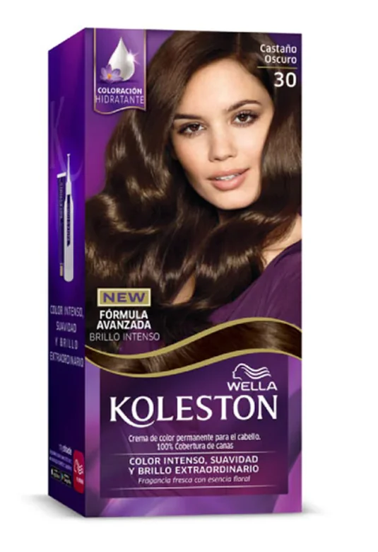 KOLESTON TINTE MINI KIT 30 CASTAÑO OSCURO X12UND