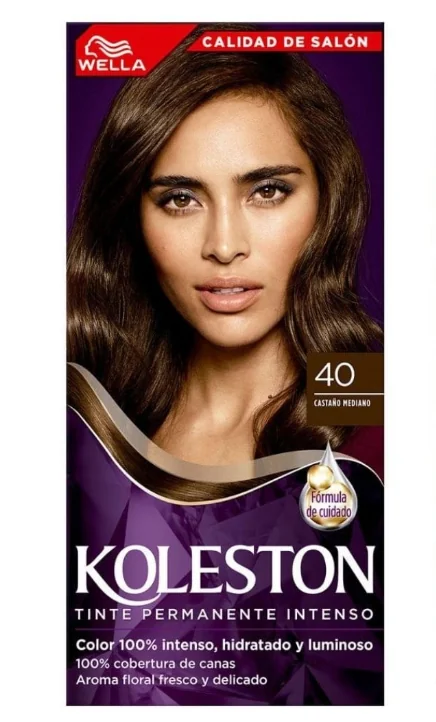 KOLESTON TINTE MINI KIT 40 CASTAÑO MEDIANO X12UND