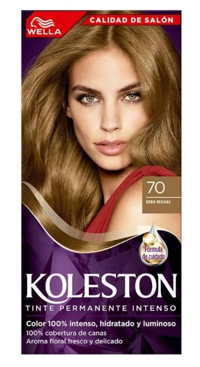 KOLESTON TINTE MINI KIT 70 RUBIO MEDIANO X12UND