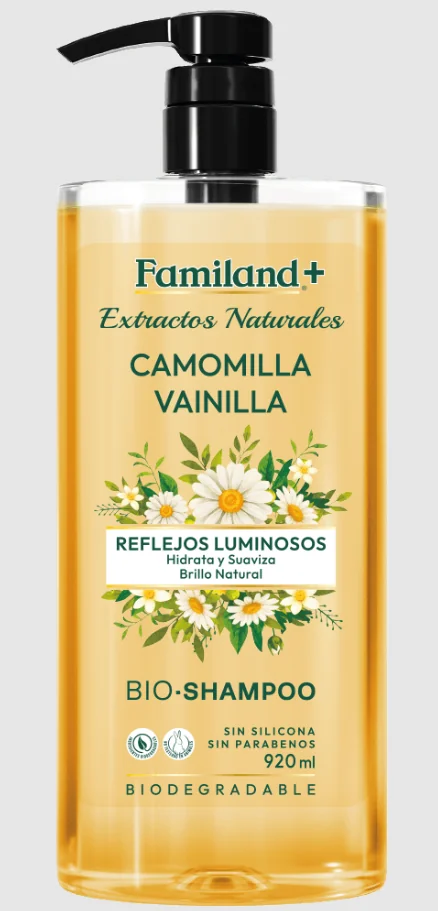 SHAMPOO FAMILAND CAMOMILLA-VAINILLA 12X920 ML