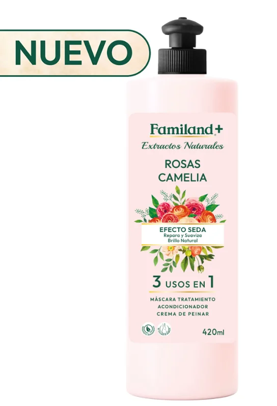 TRATAMIEN CAP. FAMILAND 3 EN 1 ROSA-CAME 12X420 ML