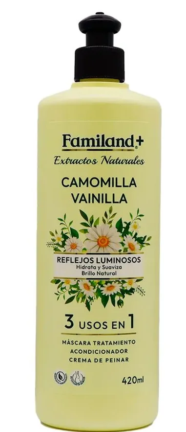 TRATAMIEN CAP. FAMILAND 3 EN 1 CAMOMILLA 12X420 ML