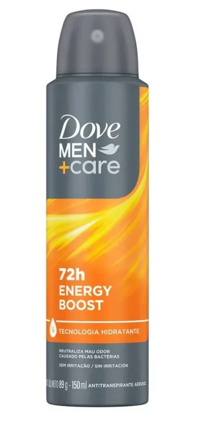 DEO DOVE MEN SPRAY ENERGY BOOST 12X150ML
