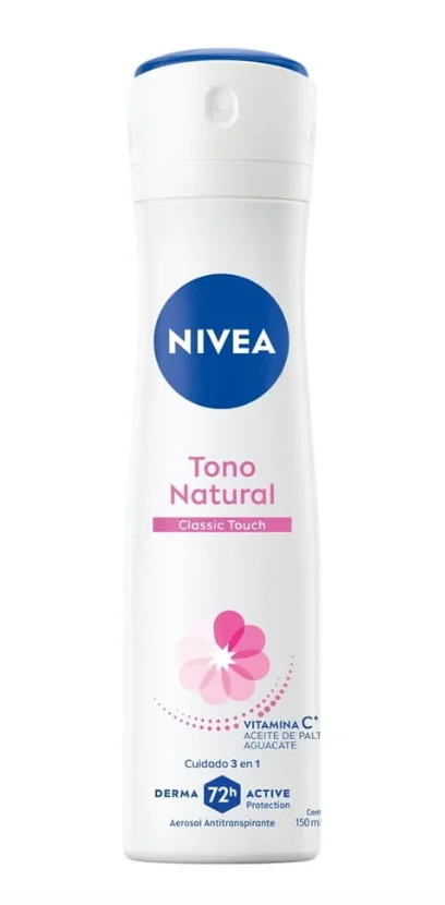 DEO NIVEA SPRAY DER TONO NATURAL 12X150ML