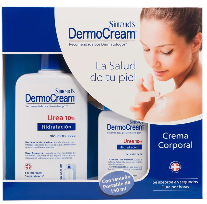 ESTUCHE DERMOCREAM UREA10% 400+150 SIM