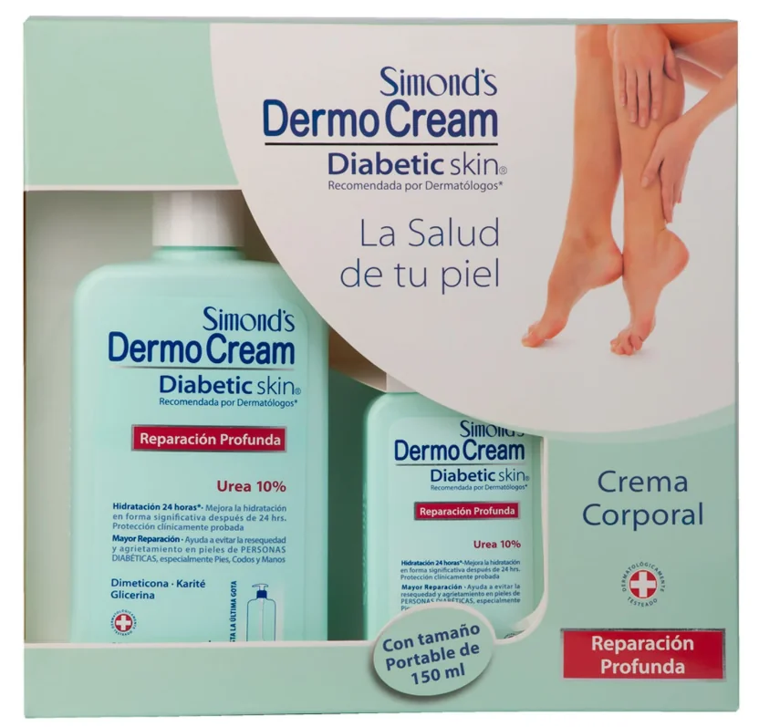 ESTUCHE DERMOCREAM DIABETIC SKIN 400+150 SIM