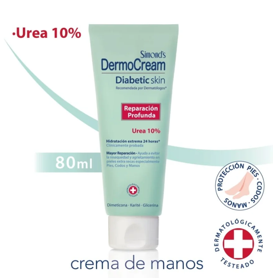 DERMOCREAM DIABETIC CREMA MANOS 12X 80