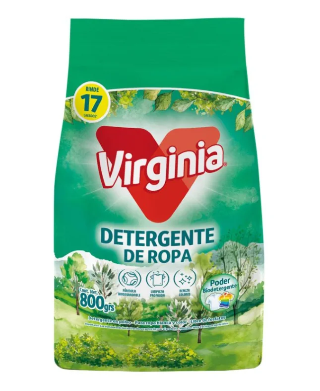 DETERGENTE POLVO VIRGINIA FLORAL 18X800G