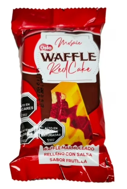 WAFFLE RED CAKE 6 x 24 x 45grs
