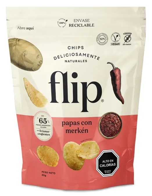 PAPA FLIP CHIPS CON MERKEN 10X30GR