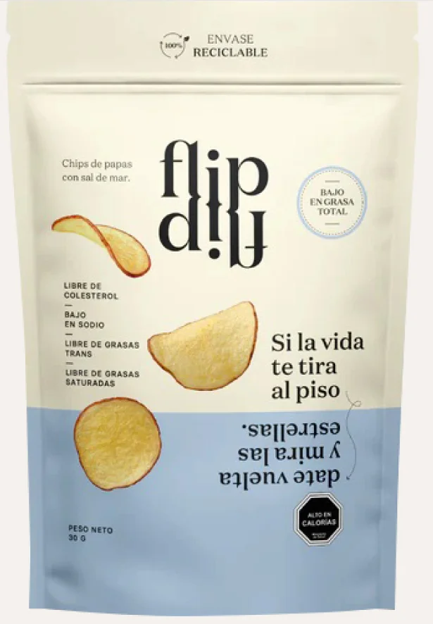 PAPA FLIP CHIPS CON SAL DE MAR 10X30GR