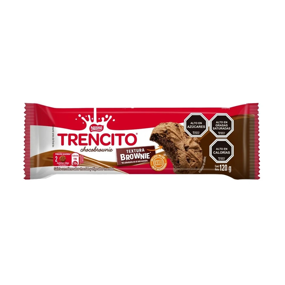 TRENCITO CHOCOCOOKIES BROWNIE 40X120G CL